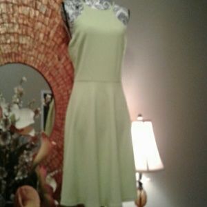 LIME GREEN SKATER DRESS NEW SIZE L